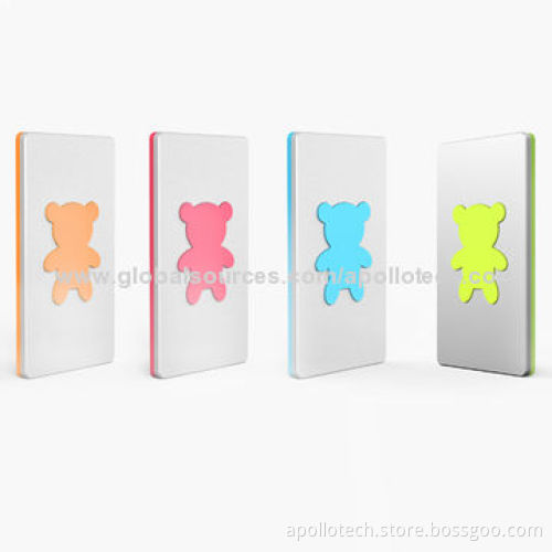 Portable Slim Power Banks, with 2,200mAh Real-capacity, Supports Qi Wireless Charging, Fancy Design